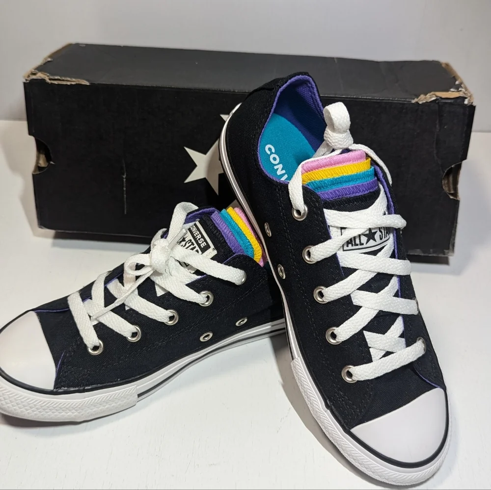 Converse Chuck Taylor All Star Multi-Tongue Low Sneaker Size 3.0